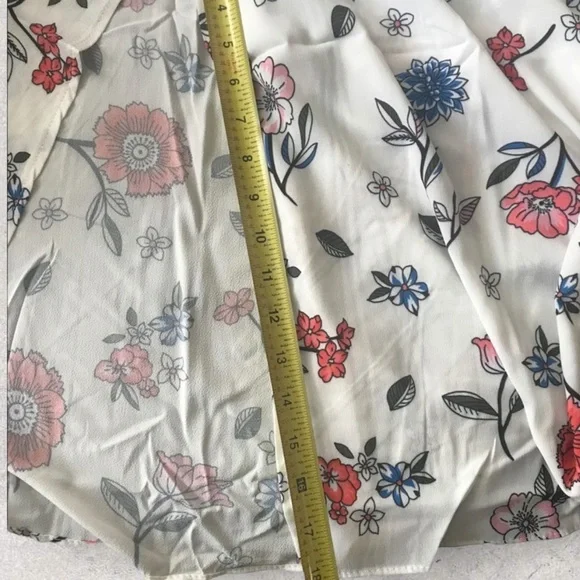 Milan Kiss Women’s Large Floral Off-Shoulder Maxi Dress Lightweight Side Slit - Picture 4 of 7